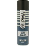 PMA MATT Black Spray Paint Aerosol 500ml - PCPA1001